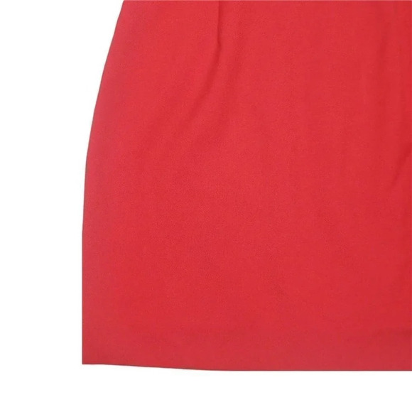 Vintage Mr. Jax Pure Virgin  Wool Skirt Red 16 - Picture 3 of 6